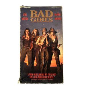 Bad Girls VHS 1994 Movie Western Stowe MacDowell Masterson Barrymore R-Rated